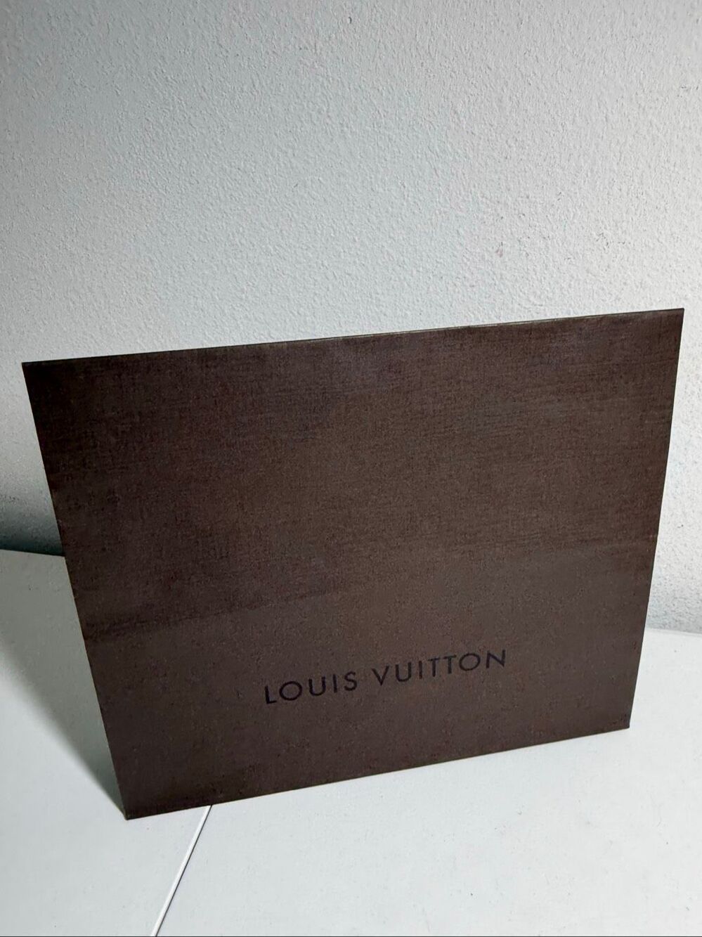Rare Louis Vuitton Brown Luxury Gift Shopping Bag Paper Gift Envelope 15″x12″